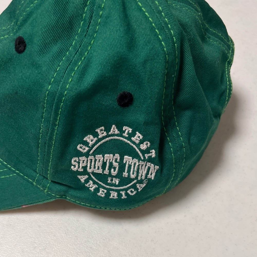 Boston Greatest Sports Town America Hat Cap OSFM Green Embroidered Adjustable - Picture 2 of 5
